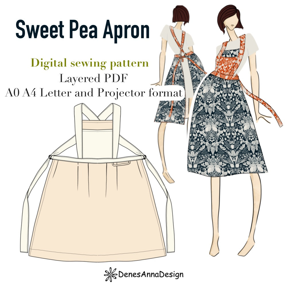 Sweet Pea Apron – Digital Sewing Pattern